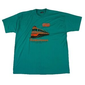 VTG Chicago North Shore Electroliner T Shirt XXL Illinois Railway Museum Train